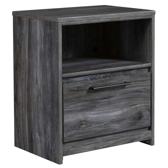 Ashley Furniture Baystorm Gray One Drawer Night Stand B221-91