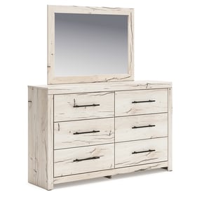 Ashley Furniture Lawroy Light Natural Dresser And Mirror