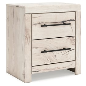 Ashley Furniture Lawroy Light Natural Two Drawer Night Stand