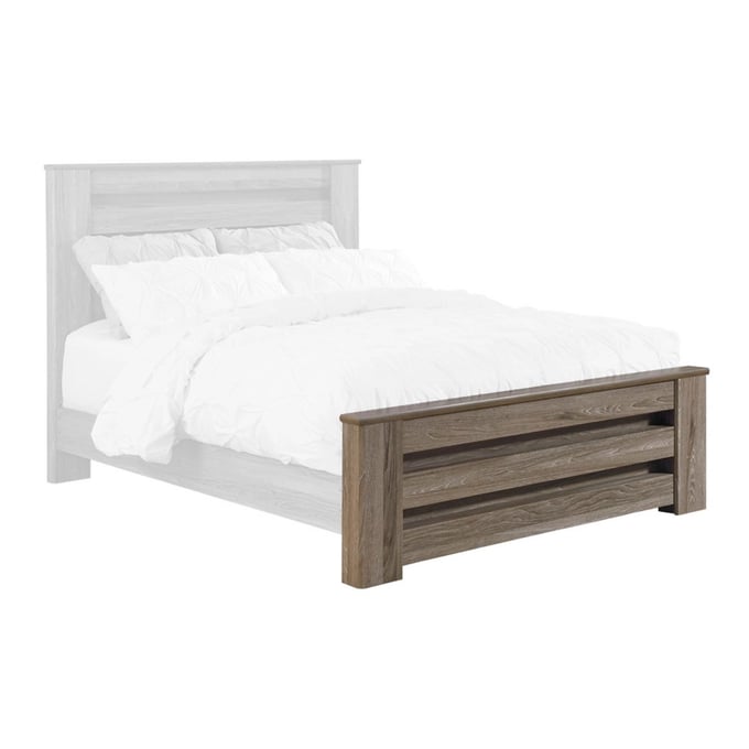 Ashley Furniture Zelen Warm Gray Queen Panel Footboard B248-64