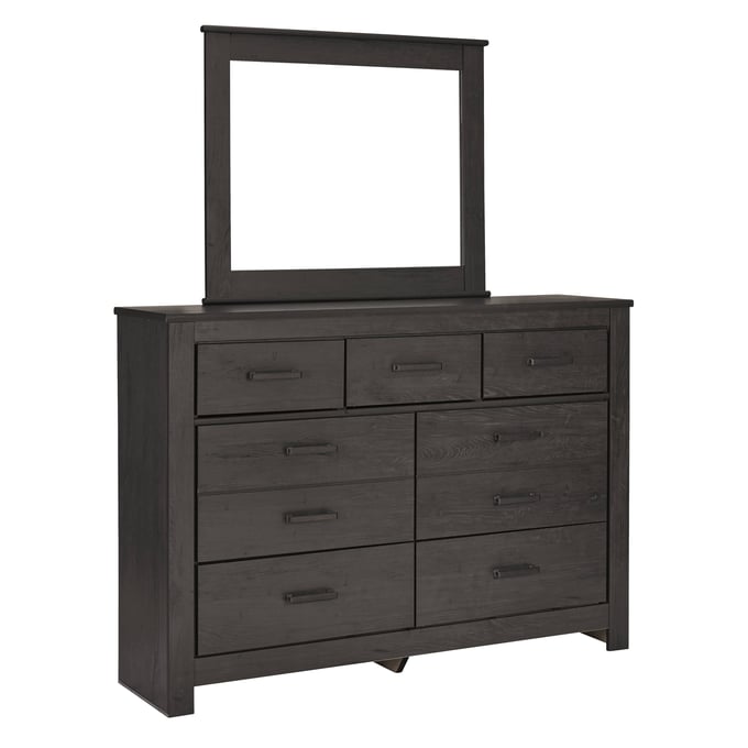 Ashley Furniture Brinxton Charcoal Dresser And Mirror B249B1