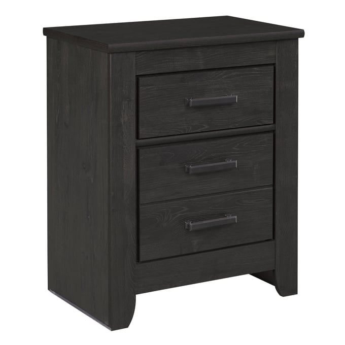 Ashley Furniture Brinxton Charcoal Two Drawers Night Stand B249-92