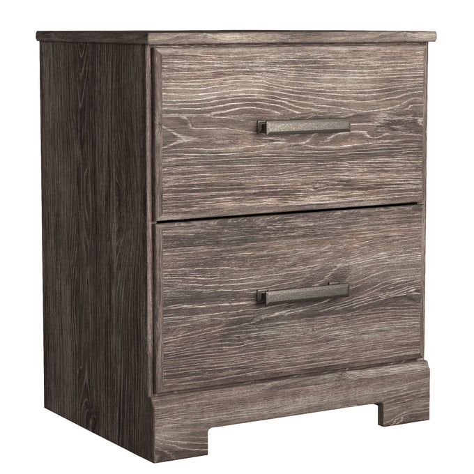 Ashley Furniture Ralinksi Gray Two Drawer Night Stand B2587-92