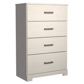 Ashley Furniture Stelsie White Four Drawer Chest