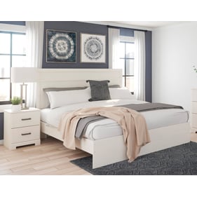 Ashley Furniture Stelsie White 2pc Bedroom Set With King Panel Bed