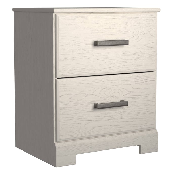 Ashley Furniture Stelsie White Two Drawer Night Stand B2588-92