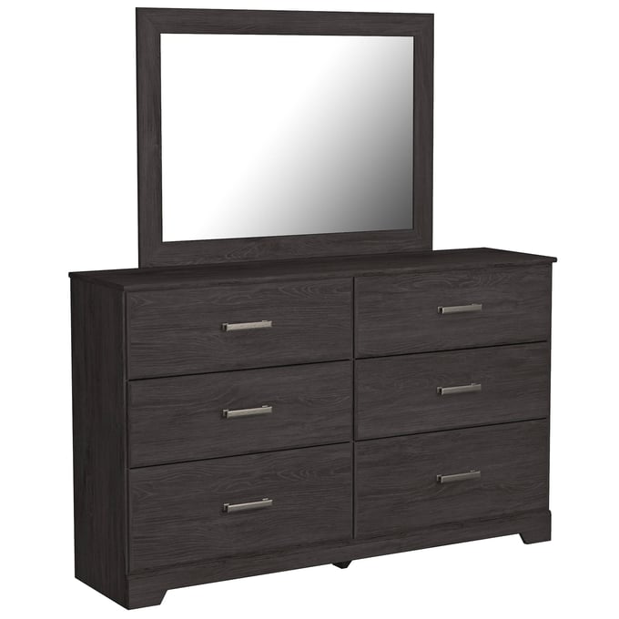 Ashley Furniture Belachime Black Dresser And Mirror B2589B1