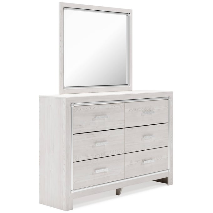 Ashley Furniture Altyra White Dresser And Mirror B2640B1