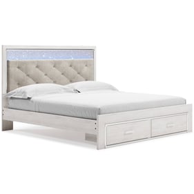 Ashley Furniture Altyra White King Storage Bed