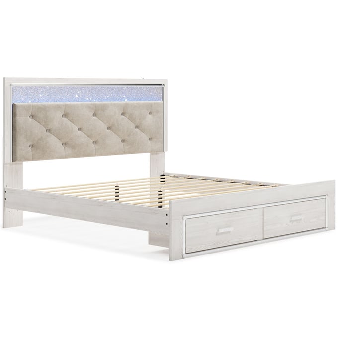 Ashley Furniture Altyra White King Storage Footboard B2640-56S