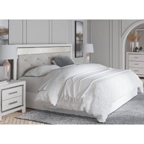 Ashley Furniture Altyra White Gray 2pc Bedroom Set With King Cal King Headb...