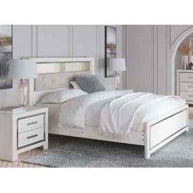 Ashley Furniture Altyra White Gray 4pc Bedroom Set With Queen Bookcase Bed