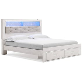 Ashley Furniture Altyra White King Bookcase Storage Bed