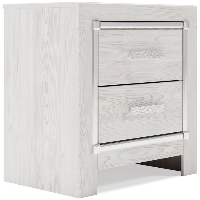 Ashley Furniture Altyra White Two Drawer Night Stand B2640-92