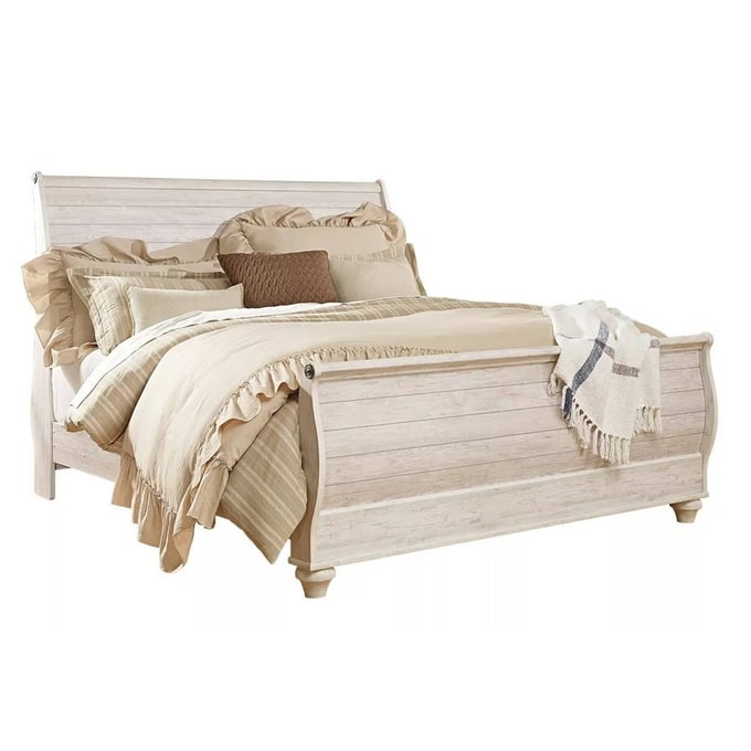 Ashley Furniture Willowton King Sleigh Bed B267B11