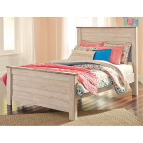 Ashley Furniture Willowton Whitewash Full Panel Bed