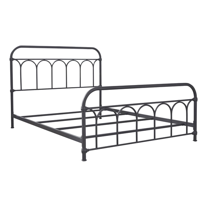 Ashley Furniture Nashburg Black Queen Metal Bed B280-681