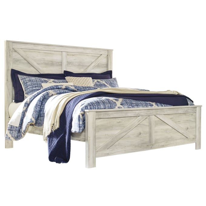 Ashley Furniture Bellaby Whitewash King Bed B331B10