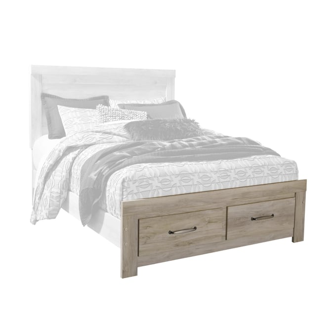 Ashley Furniture Bellaby Whitewash Queen Storage Footboard B331-54S