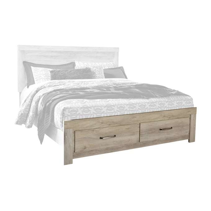 Ashley Furniture Bellaby Whitewash King Storage Footboard B331-56S