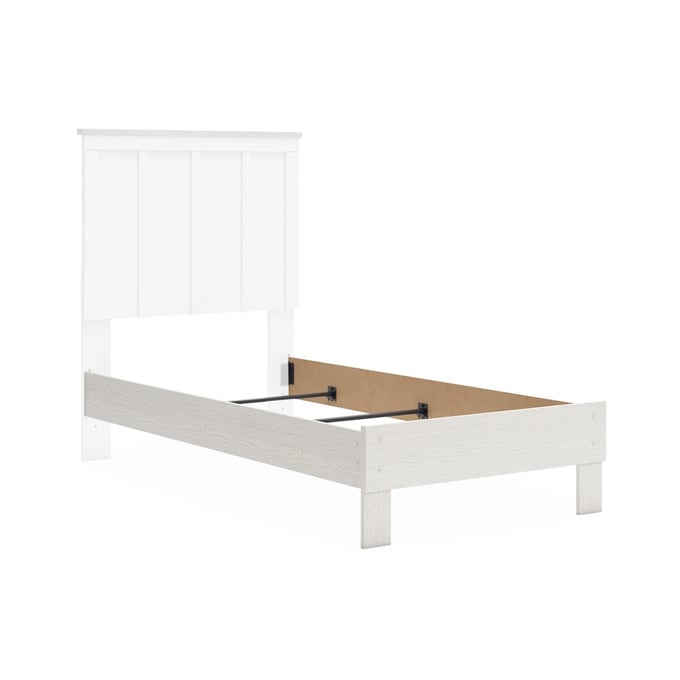 Ashley Furniture Linnocreek White Twin Panel Footboard With Rails B3340-52