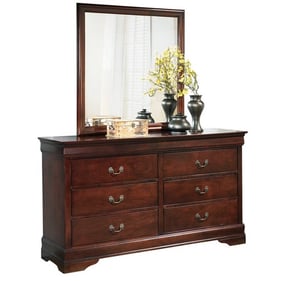 Ashley Furniture Alisdair Dark Brown Dresser And Mirror