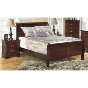 Ashley Furniture Alisdair Dark Brown 2pc Bedroom Set With King Sleigh Bed