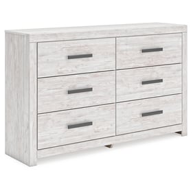 Ashley Furniture Cayboni Whitewash Six Drawer Dresser