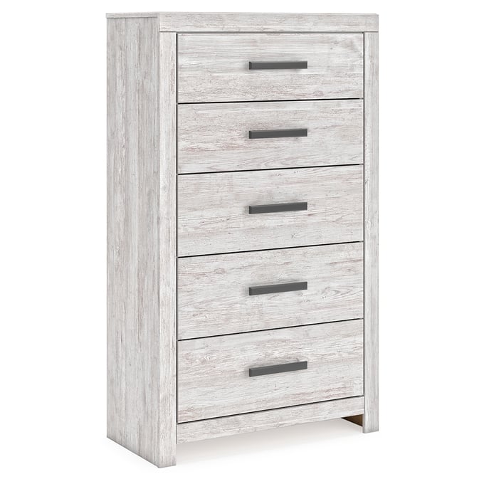 Ashley Furniture Cayboni Whitewash Five Drawer Chest B3788-46