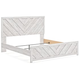 Ashley Furniture Cayboni Whitewash King Panel Bed