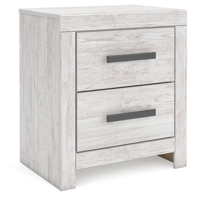 Ashley Furniture Cayboni Whitewash Two Drawer Night Stand B3788-92