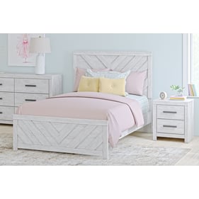 Ashley Furniture Cayboni Whitewash 2pc Bedroom Set With Full Bed