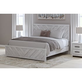 Ashley Furniture Cayboni Whitewash 2pc Bedroom Set With King Bed