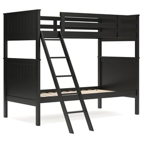 Ashley Furniture Nextonfort Black Twin Over Twin Bunk Bed