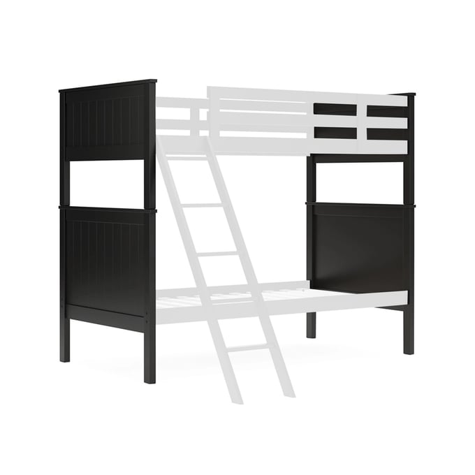 Ashley Furniture Nextonfort Black Twin Twin Bunk Bed Panels B396-359P