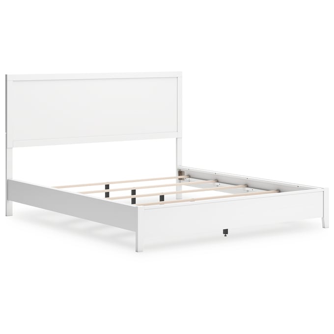 Ashley Furniture Binterglen White Cal King Panel Bed B427B9