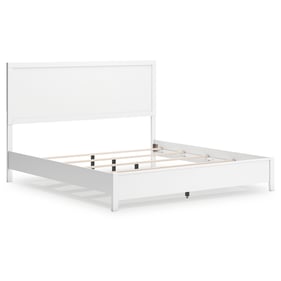 Ashley Furniture Binterglen Casual White King Panel Bed