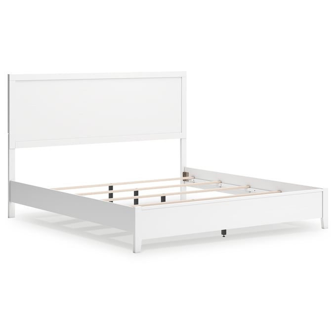 Ashley Furniture Binterglen Casual White King Panel Bed B427B8