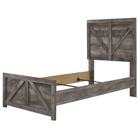 Ashley Furniture Wynnlow Gray Twin Crossbuck Panel Bed