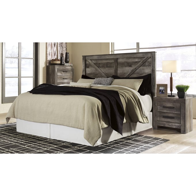 Ashley Furniture Wynnlow Gray 2pc Bedroom Set With King Headboard B440-BR-S8