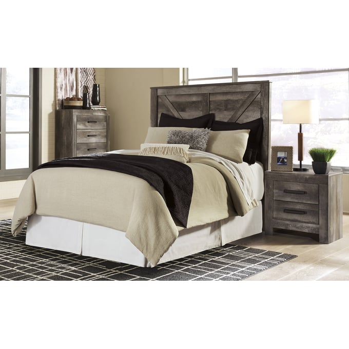 Ashley Furniture Wynnlow Gray 2pc Bedroom Set With Queen Headboard B440-BR-S7