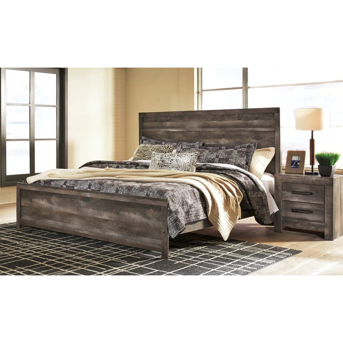 Ashley Furniture Wynnlow Gray 4pc Bedroom Set With King Bed B440-BR-S12