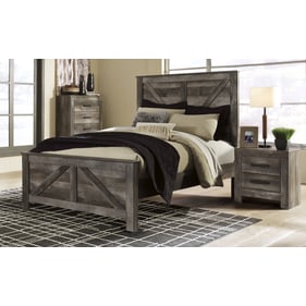 Ashley Furniture Wynnlow Gray 2pc Bedroom Set With Queen Panel Bed