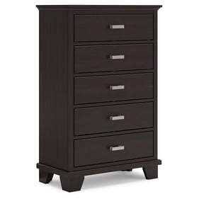 Ashley Furniture Covetown Dark Brown Five Drawer Chest