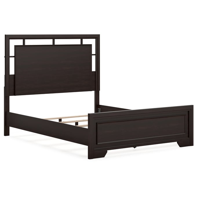 Ashley Furniture Covetown Dark Brown Queen Panel Bed B441B6