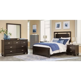 Ashley Furniture Covetown Dark Brown 4pc Kids Bedroom Set With Full Panel B...