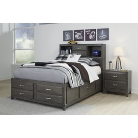 Ashley Furniture Caitbrook Gray 2pc Bedroom Set With King Storage Bed