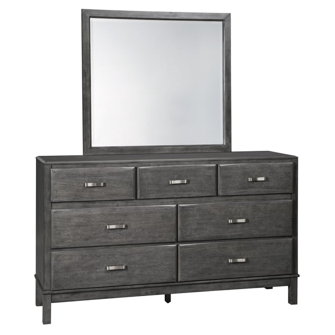 Ashley Furniture Caitbrook Gray Dresser And Mirror B476B1