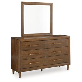 Ashley Furniture Lyncott Brown Dresser And Mirror