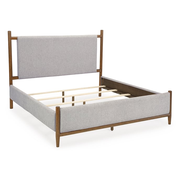 Ashley Furniture Lyncott Gray King Upholstered Bed B615B6